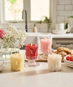 Crystal Rose Flameless Candle Rose Bud