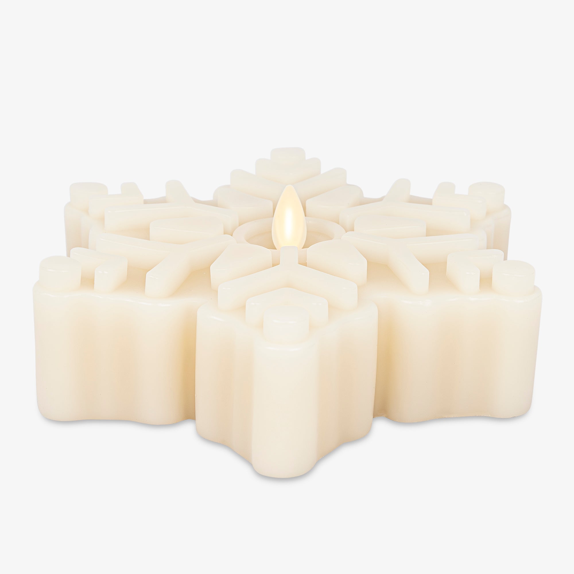 sm-image-b8138f27d621f3062ed9565c White Swan Flameless Candle Snowflake Tealight