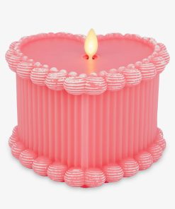 Sweet Pink Heart Cake