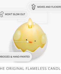Hatching Chick Flameless Candle Egg