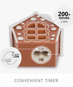 Gingerbread House Flameless Candle
