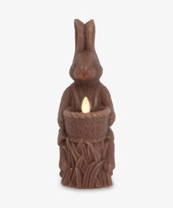 Chocolate Flameless Candle Rabbit