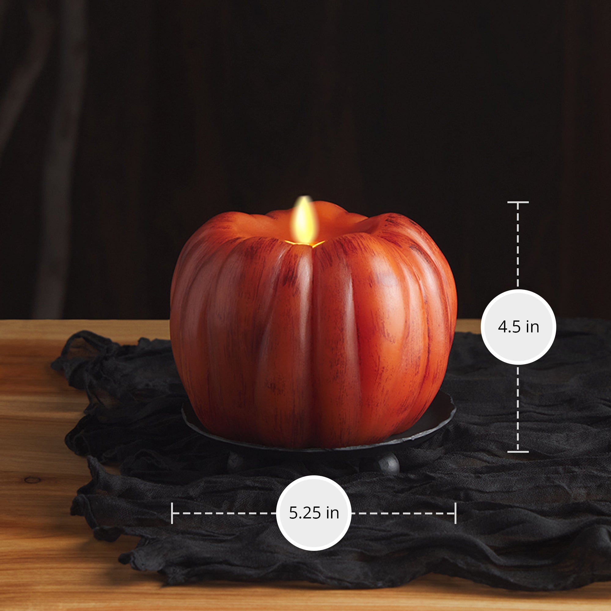 sm-image-c0c55d15ad8b503c11af5218 Burnt Orange Flameless Candle Pumpkin