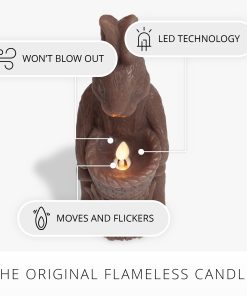 Chocolate Flameless Candle Rabbit