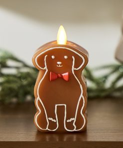 Gingerbread Dog Flameless Candle
