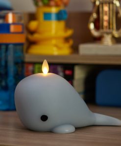 Celestial Blue Flameless Candle Whale