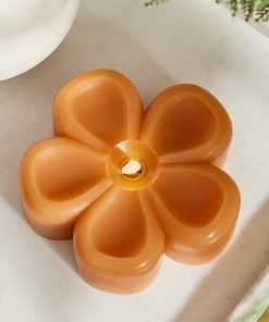 Sunlit Honey Flower Flameless Candle Tealight