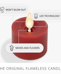 Holiday Red Flameless Candle Tealights