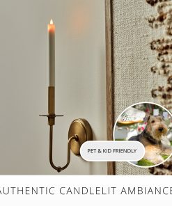 Pearl Ivory Flameless Candle E12 Taper Bulb