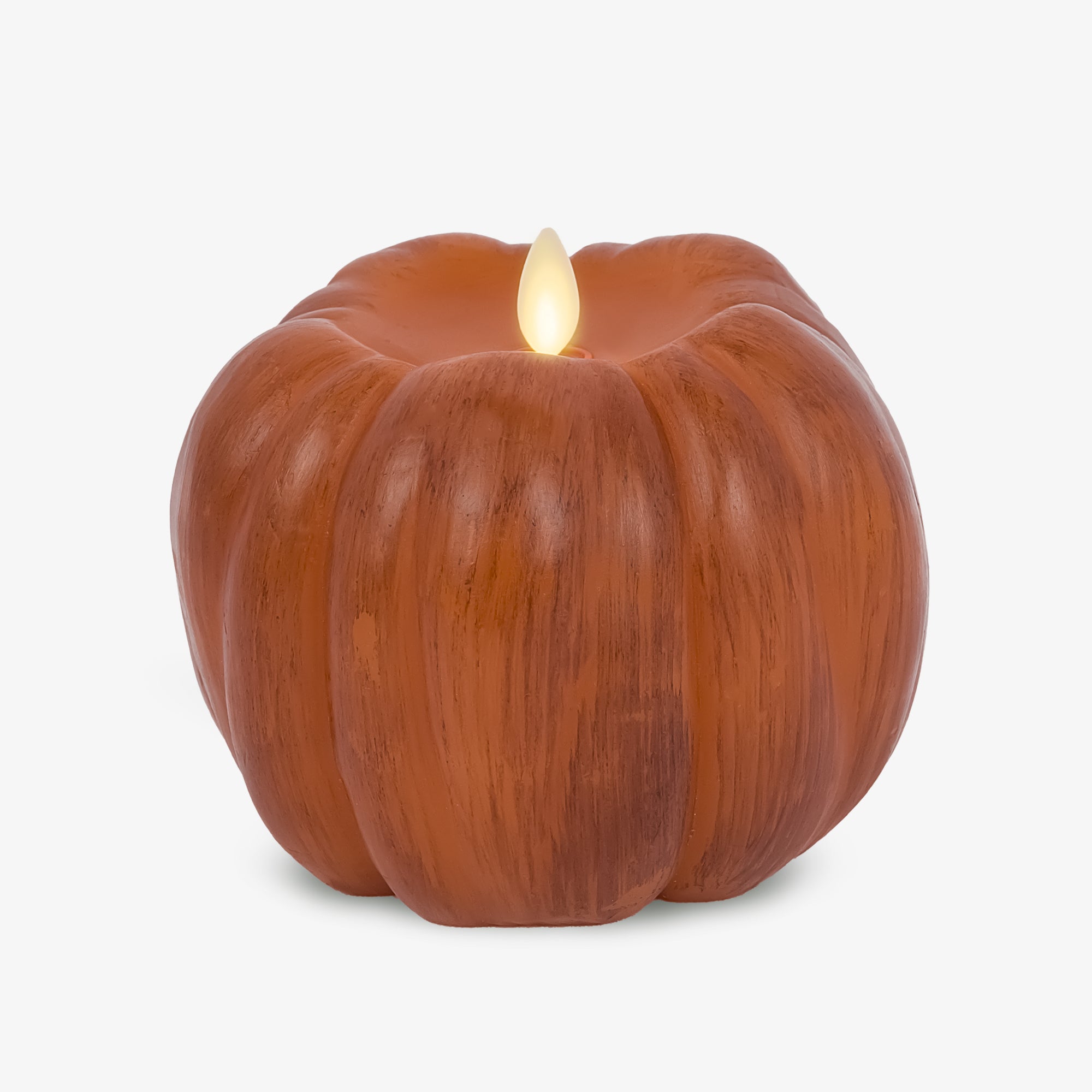 sm-image-cc801d3b64f1fcc037d250e8 Burnt Orange Flameless Candle Pumpkin