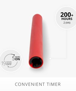 True Red Flameless Candle Taper