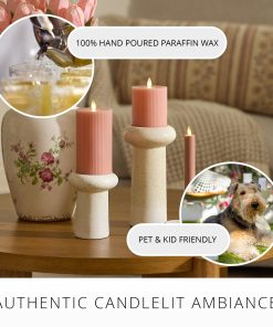 Soft Clay Flameless Candle Taper