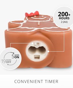 Gingerbread Girl Flameless Candle