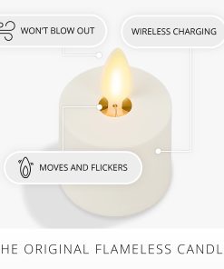 Rechargeable Tealights and Charging Base - Set of 4