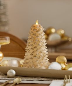 White Swan Flameless Candle North Tree