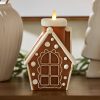 Gingerbread House Flameless Candle