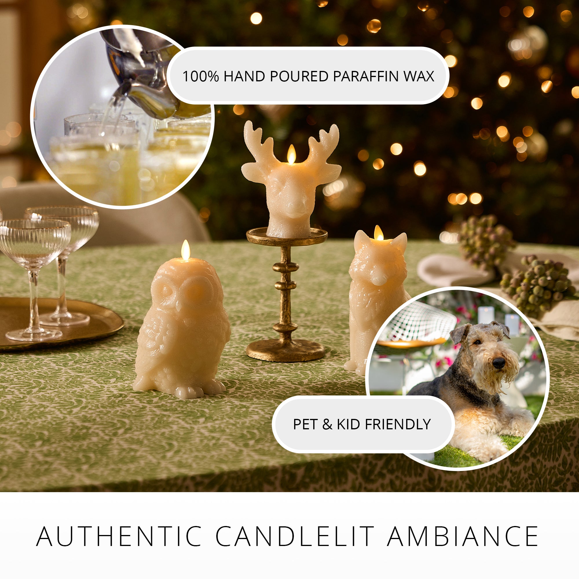 sm-image-dd06664ff85c96ed516d6415 White Swan Glitter Stag Flameless Candle