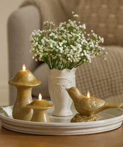Khaki Bird Flameless Candle