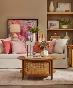 Sunlit Honey Scallop Flameless Candle Pillar