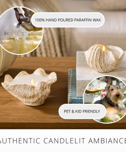 Tun Shell Flameless Candle