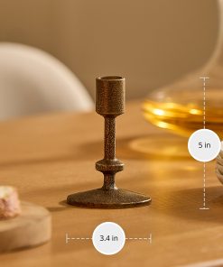 Brass Wrought Iron Modern Taper Holders