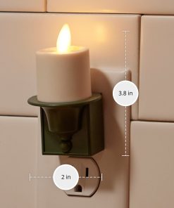 Loden Green Flameless Candle Nightlight