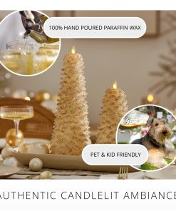 White Swan Flameless Candle North Tree