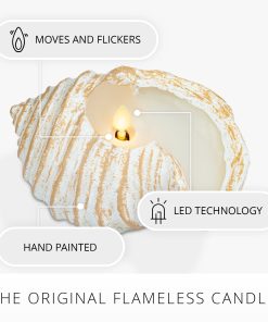 Tun Shell Flameless Candle