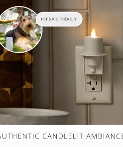 White Flameless Candle Nightlight