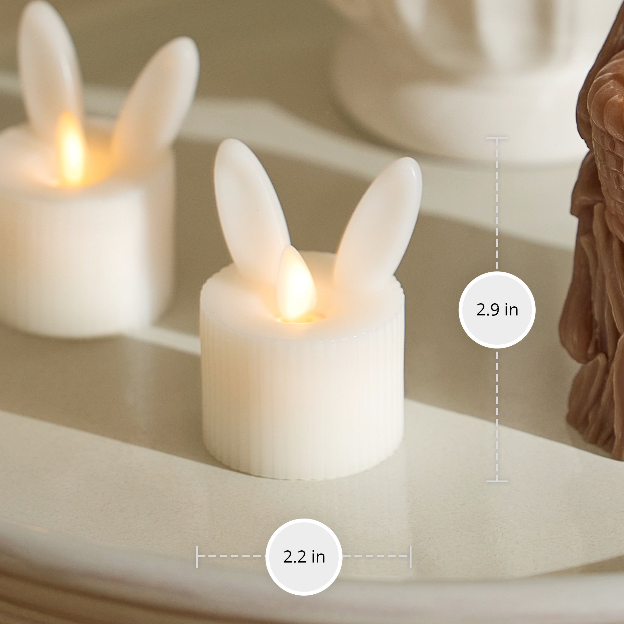 sm-image-e42514caf9f09fce8d32a875 Cotton Cloud Flameless Candle Bunny Tealights