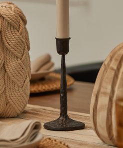 Bronze Wrought Iron Taper Holder