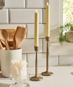 Snow White Flameless Candle Rose Bud