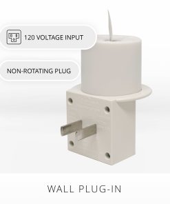 White Flameless Candle Nightlight