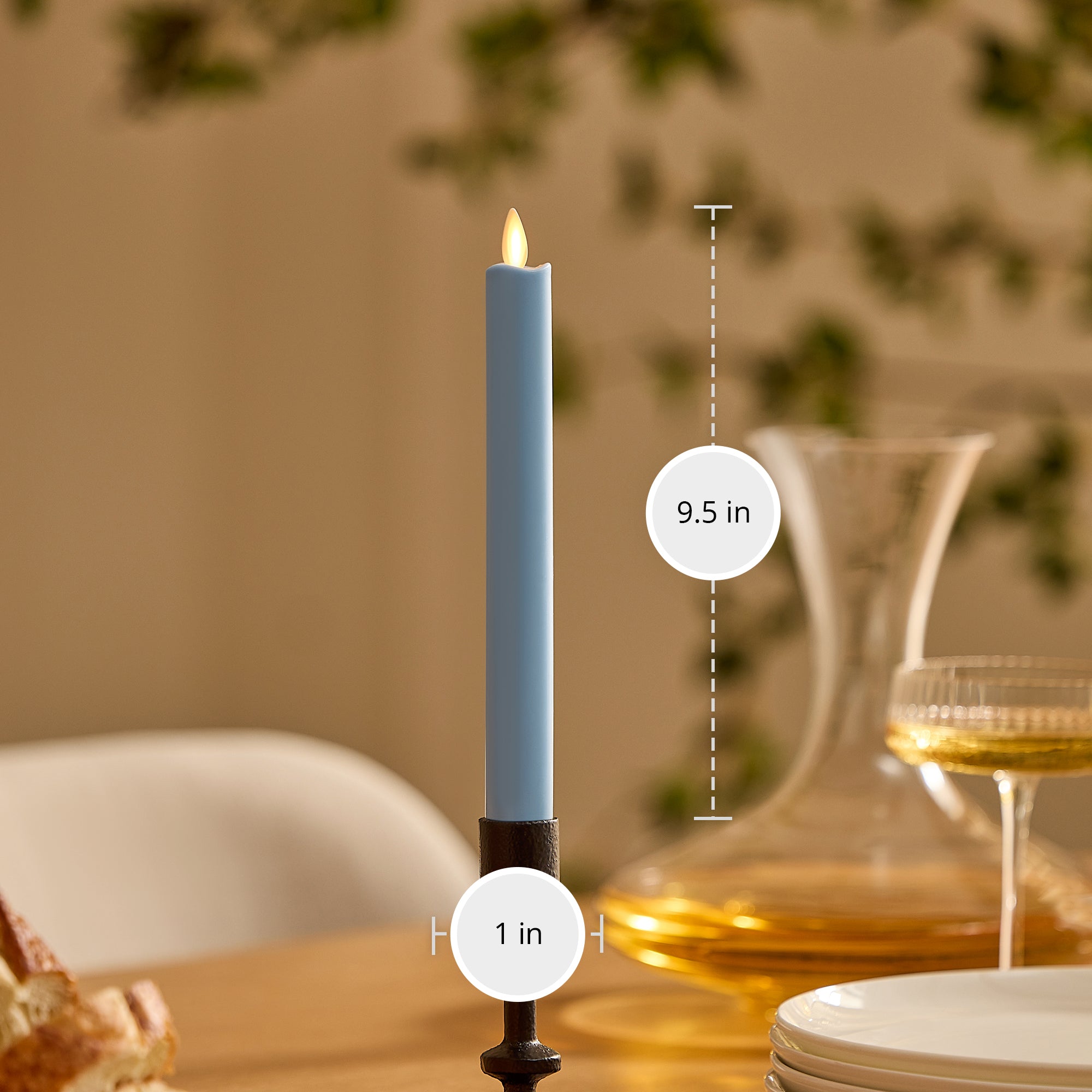sm-image-ecd6bedf441c5474de42ab0c Airy Blue Flameless Candle Taper