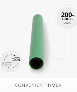 Vibrant Green Flameless Candle Taper