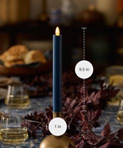 Blue Opal Flameless Candle Taper