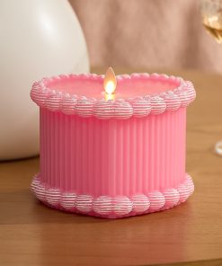 Sweet Pink Heart Cake
