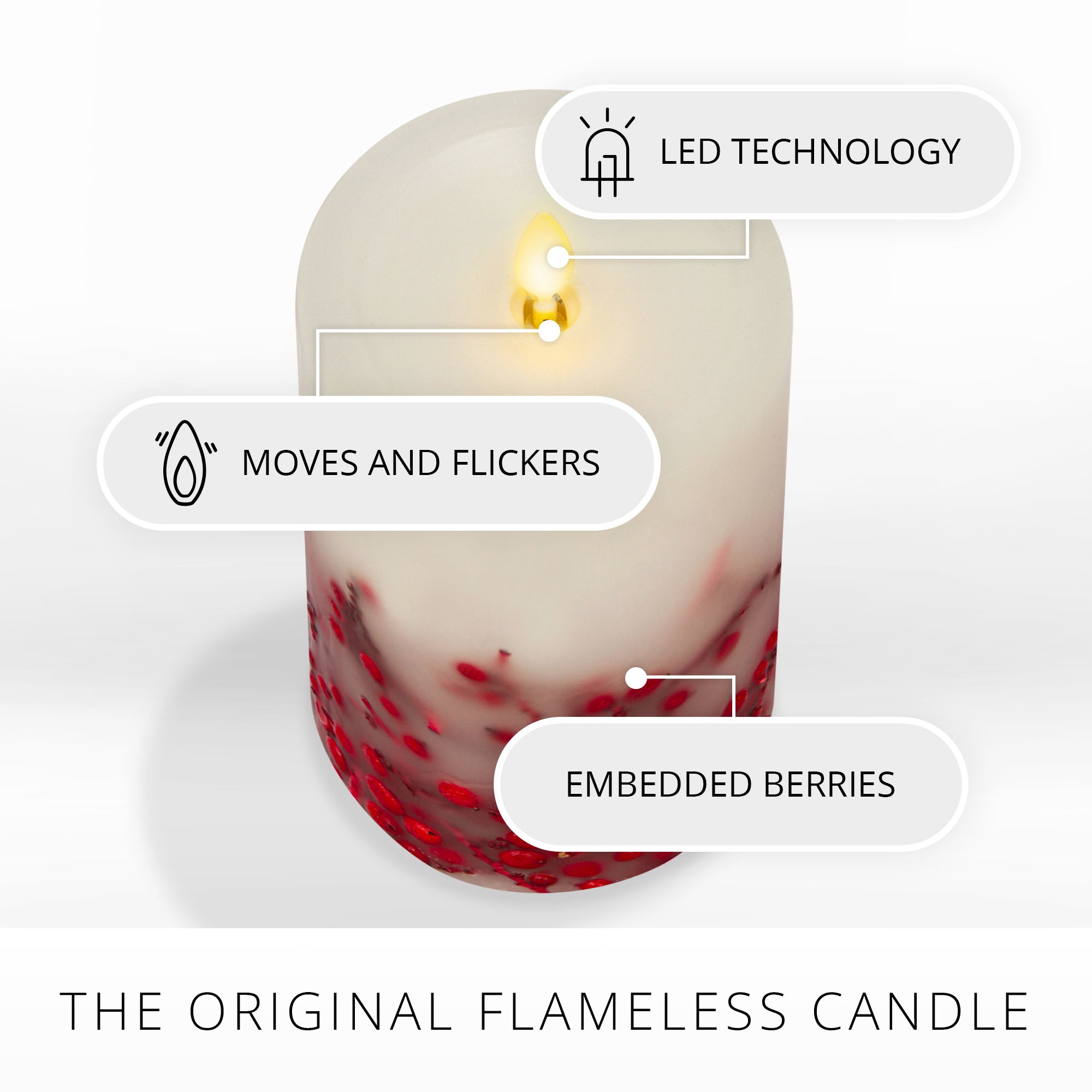 sm-image-f1cb54b88da65812e7839b05 Embedded Red Berries Flameless Candle Pillar