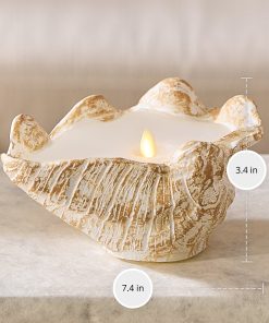 Clamshell Flameless Candle