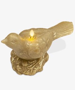 Khaki Bird Flameless Candle