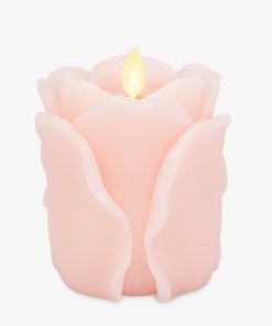 Crystal Rose Flameless Candle Rose Bud