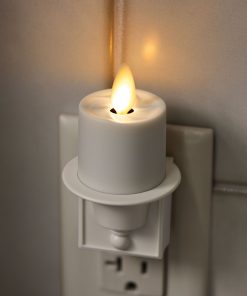 White Flameless Candle Nightlight