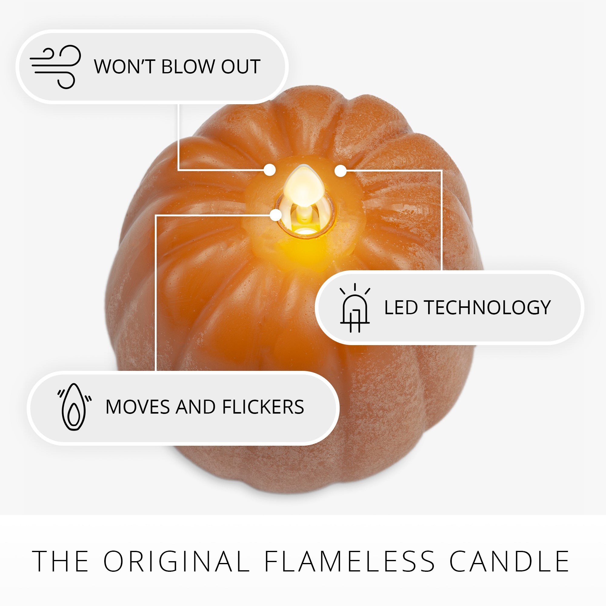 sm-image-f98e1c43d3744ebac20ffcec Marmalade Flameless Candle Pumpkin