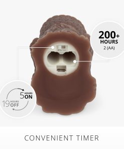 Chocolate Flameless Candle Rabbit
