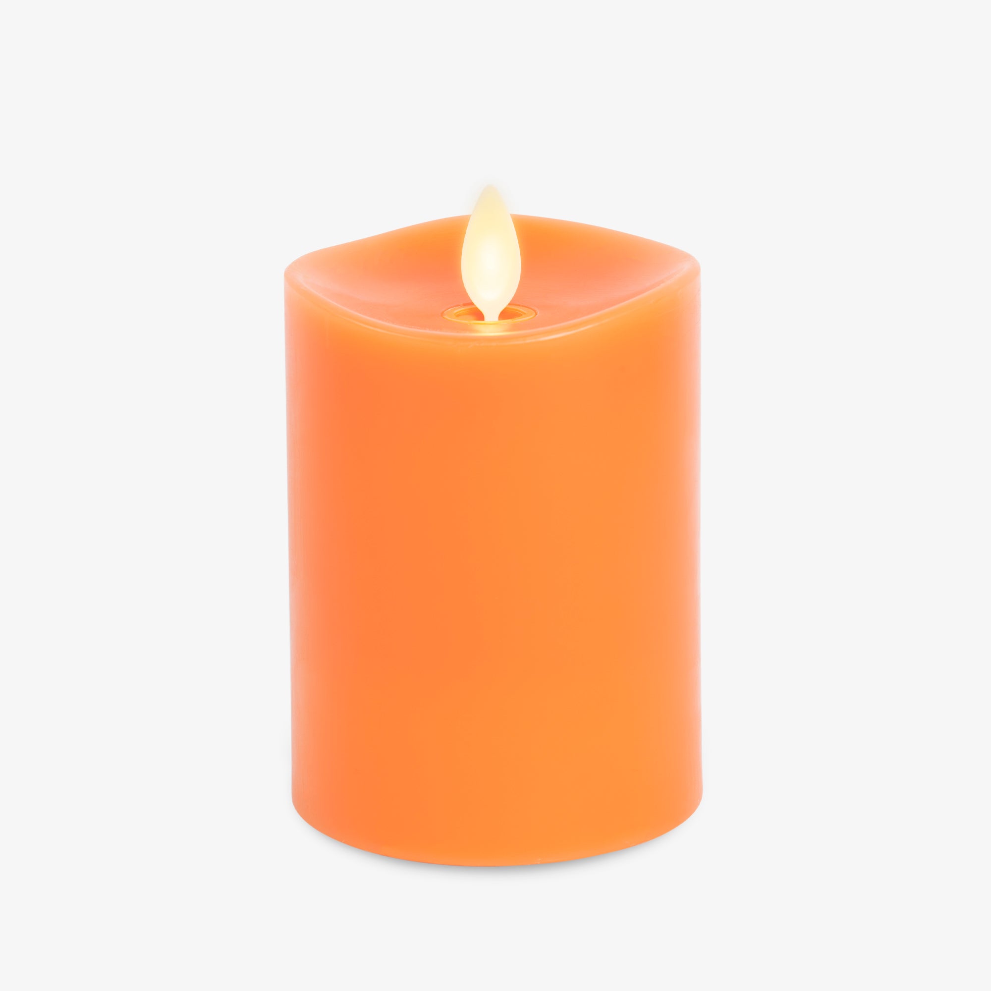 sm-image-fb0503ede6d1f2e8b2f7c453 Russet Orange Flameless Candle Pillar