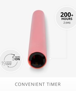 Sweet Pink Flameless Candle Taper