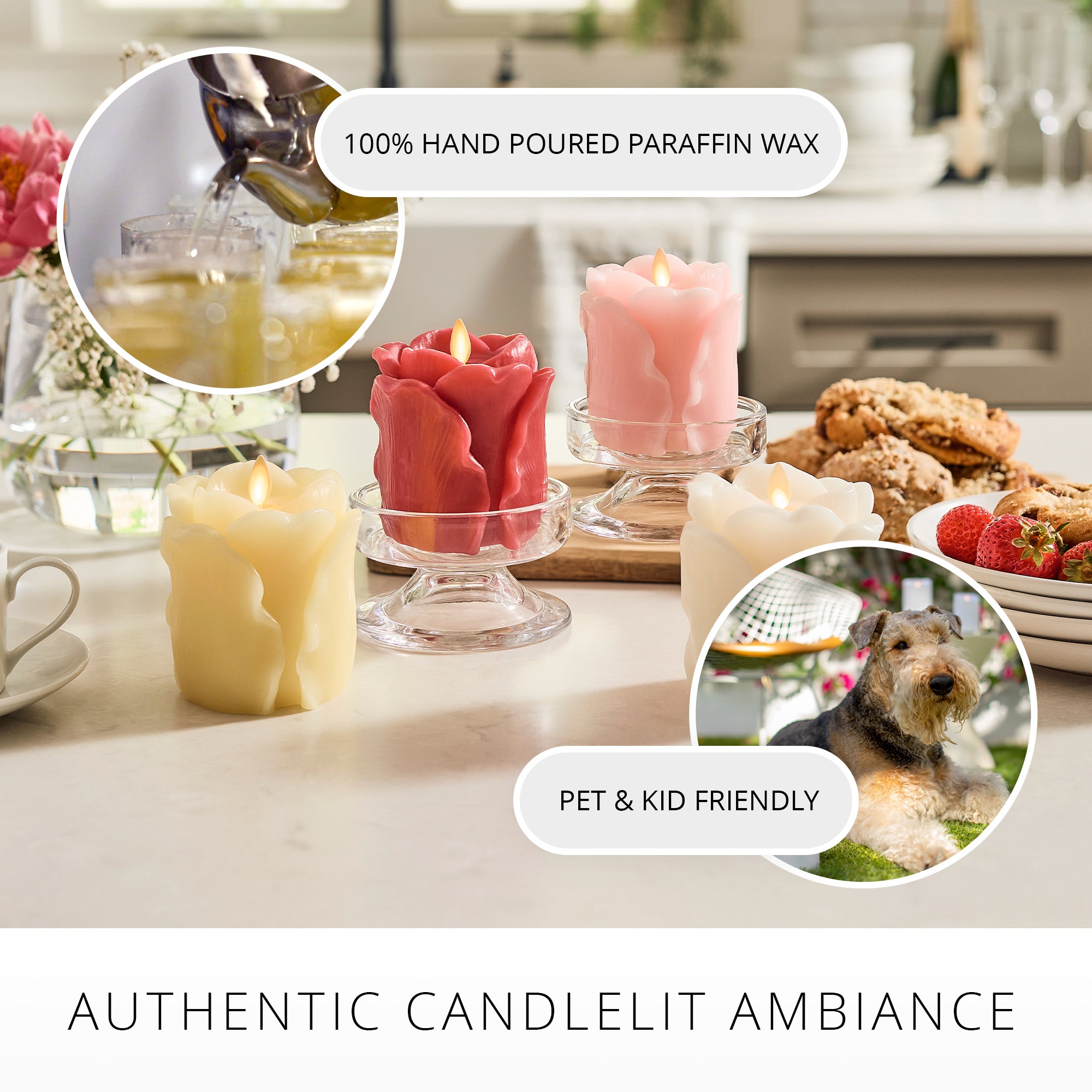 sm-image-ff133df4dd35fac0b766a313 Lemon Chiffon Flameless Candle Rose Bud